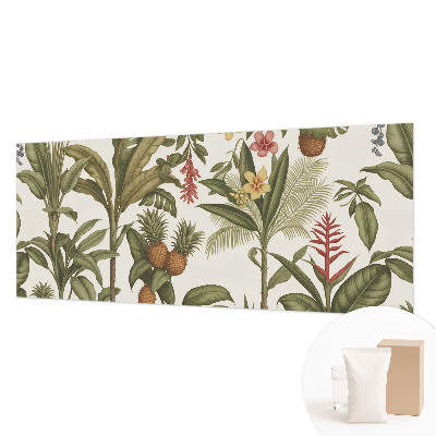Modern wall mural with an exotic nature motif