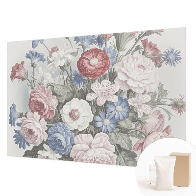 High quality photo wallpaper with a colorful bouquet design