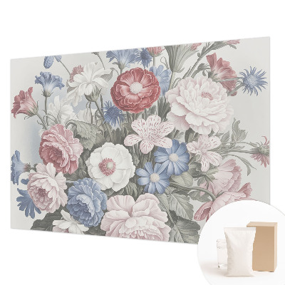 High quality photo wallpaper with a colorful bouquet design