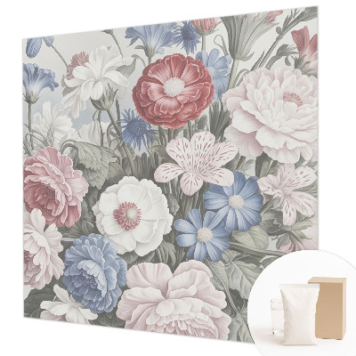 High quality photo wallpaper with a colorful bouquet design