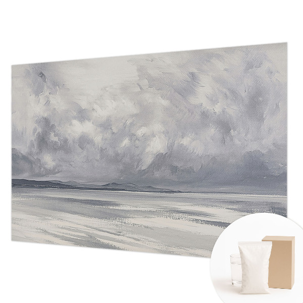 Premium wall mural for bedroom featuring a storm on the horizon