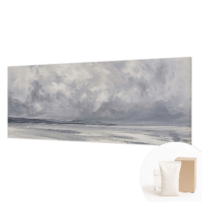 Premium wall mural for bedroom featuring a storm on the horizon