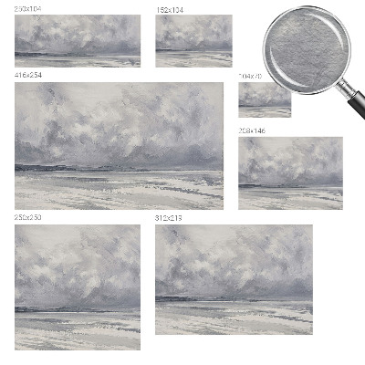 Premium wall mural for bedroom featuring a storm on the horizon
