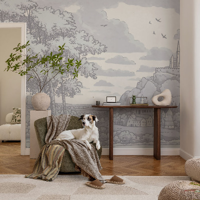 Non-woven photo wallpaper Fairytale landscape