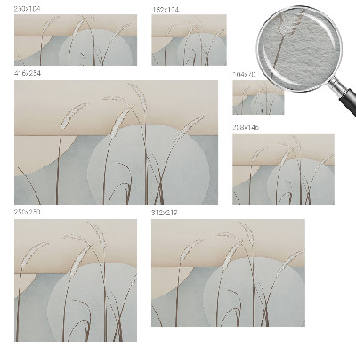 Photo wallpaper Gentle grasses