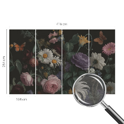 Wall mural for bedroom Floral elegance