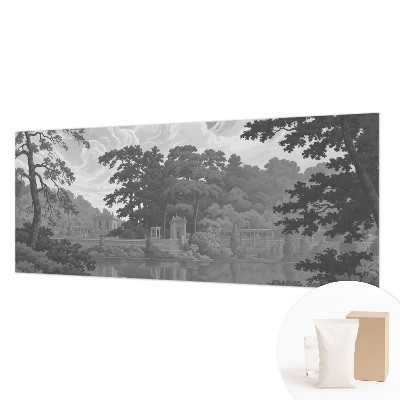Wall mural for living room featuring a natural landscape