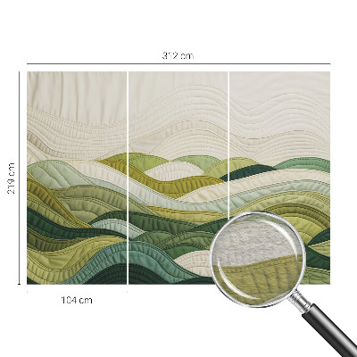 Bedroom wall mural wallpaper Fabric Hills
