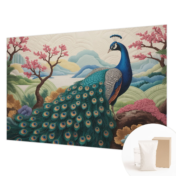 Large wall mural wallpaper with an exotic beauty motif
