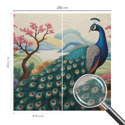 Large wall mural wallpaper with an exotic beauty motif
