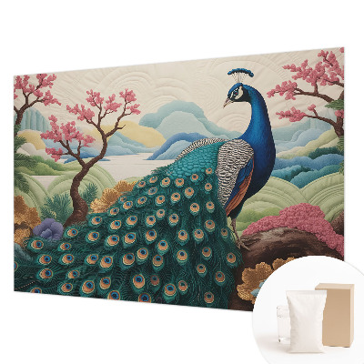 Large wall mural wallpaper with an exotic beauty motif