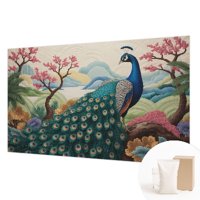 Large wall mural wallpaper with an exotic beauty motif