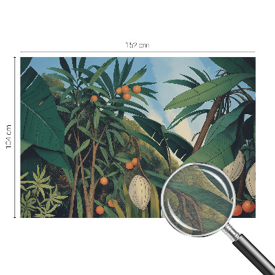Modern wall mural for bedroom Tropical jungle