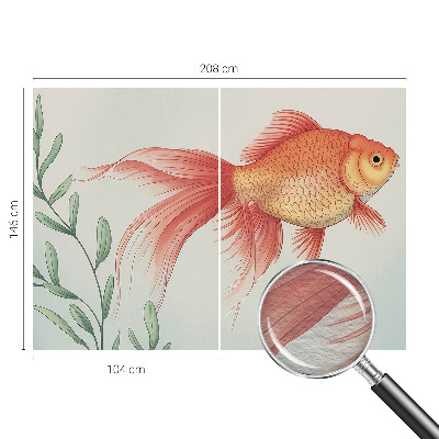 Modern wall mural featuring a water beauty design