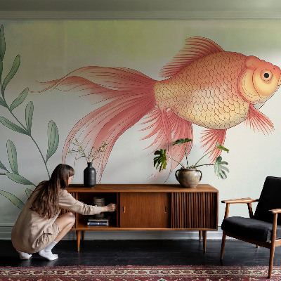 Modern wall mural featuring a water beauty design