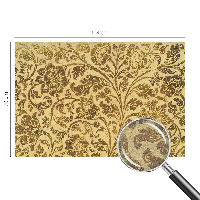 Premium photo wallpaper with a floral pattern