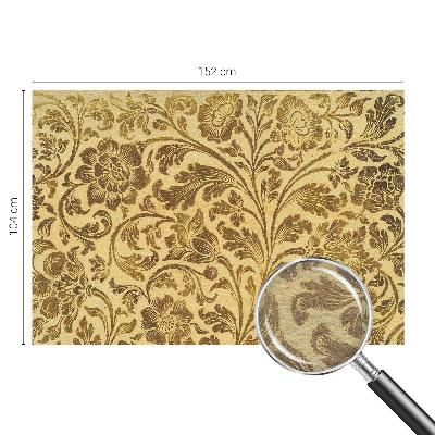 Premium photo wallpaper with a floral pattern