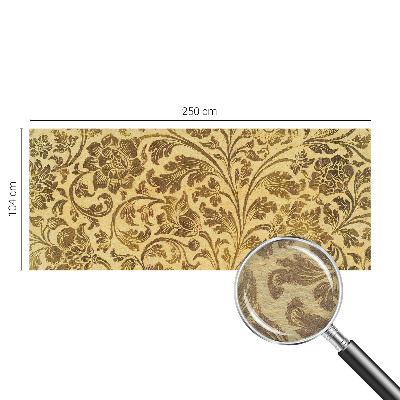 Premium photo wallpaper with a floral pattern