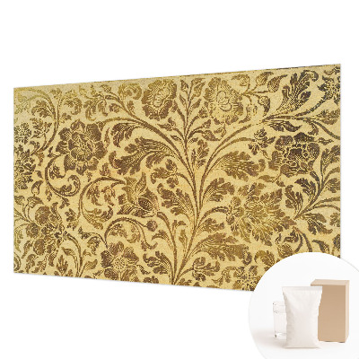 Premium photo wallpaper with a floral pattern