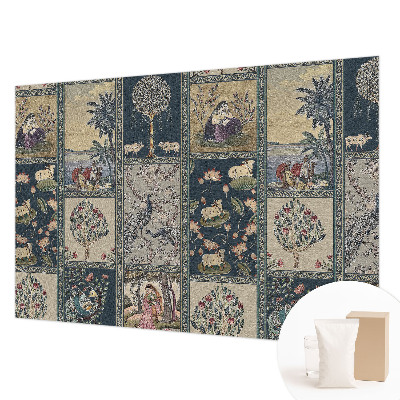 Wall mural with a romantic scene