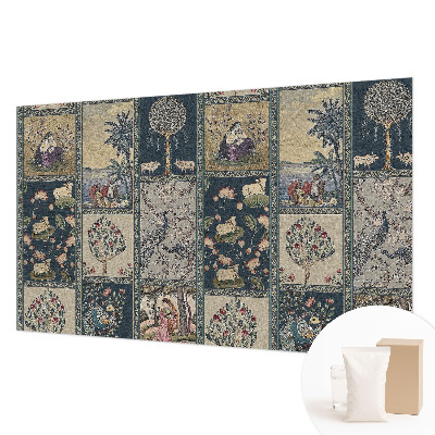 Wall mural with a romantic scene