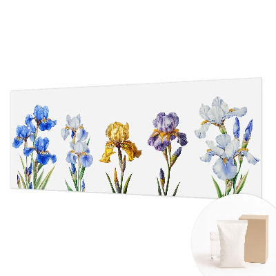 Wallpaper mural Iris flowers