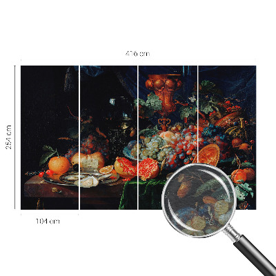 Photo wallpaper with a fruity abundance design