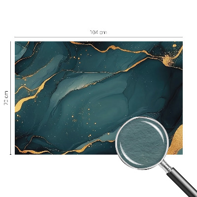 Photo wall mural with a dark blue abstract design