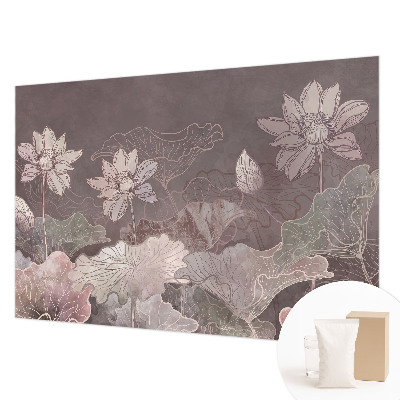 Wall mural for bedroom Peaceful botany