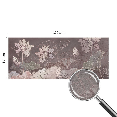Wall mural for bedroom Peaceful botany