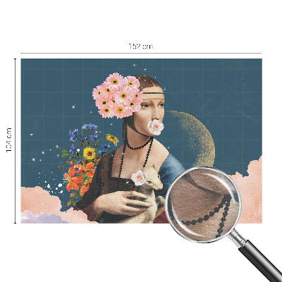 Wall mural for living room Floral elegance