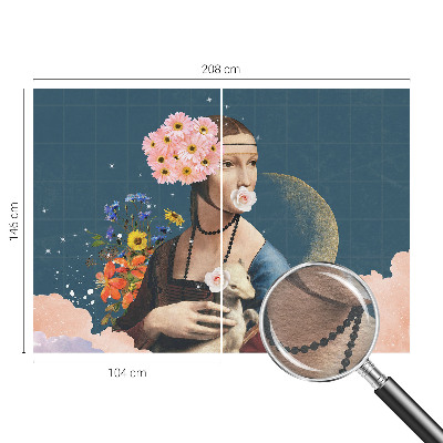 Wall mural for living room Floral elegance