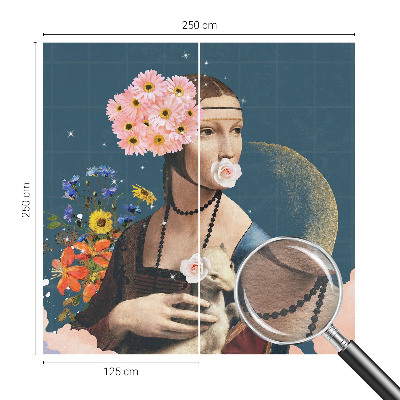 Wall mural for living room Floral elegance