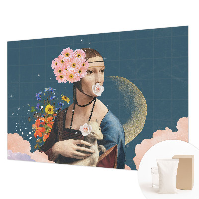 Wall mural for living room Floral elegance