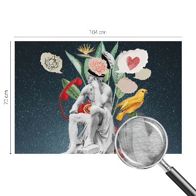 Wallpaper mural for living room Surrealist art