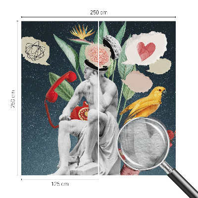 Wallpaper mural for living room Surrealist art