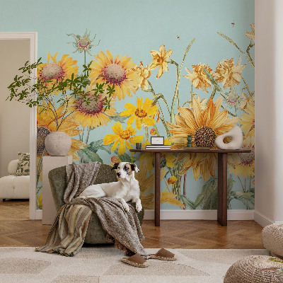 Bedroom wall mural wallpaper Summer garden