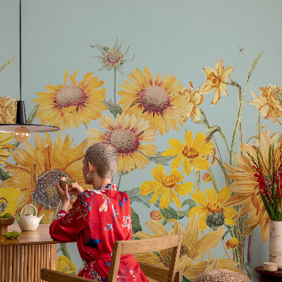 Bedroom wall mural wallpaper Summer garden