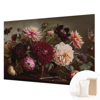 Modern wall mural for bedroom Floral majesty