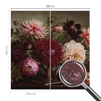 Modern wall mural for bedroom Floral majesty