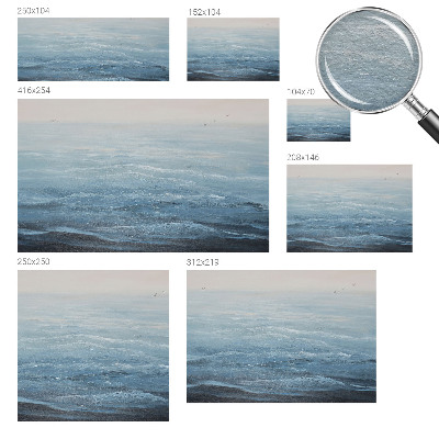 High quality photo wallpaper with a calm sea motif
