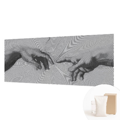 High quality wall mural wallpaper with a hypnotic hands design