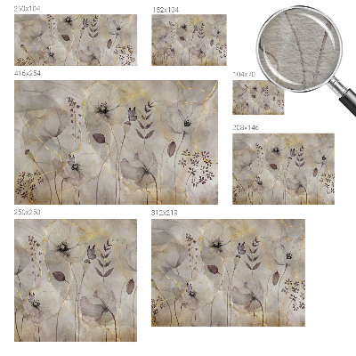 Premium wall mural for bedroom Delicate flowers
