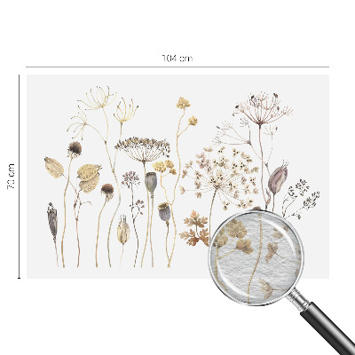 Non-woven wall mural Wildflowers