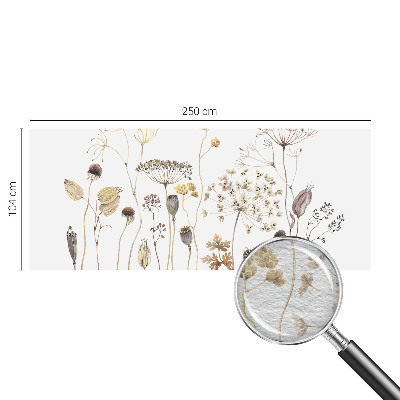 Non-woven wall mural Wildflowers