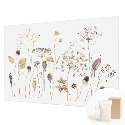 Non-woven wall mural Wildflowers