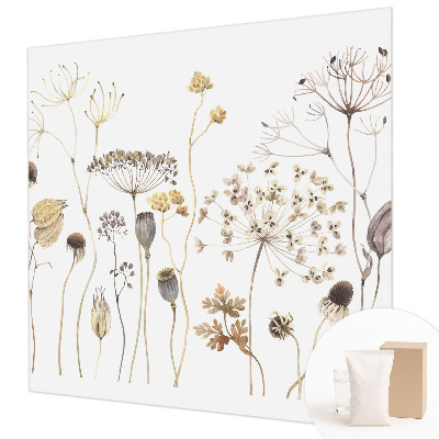 Non-woven wall mural Wildflowers