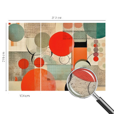 Decorative wall mural for living room Colorful abstraction