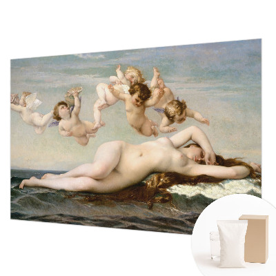Large wallpaper mural depicting a mythical scene