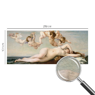 Large wallpaper mural depicting a mythical scene